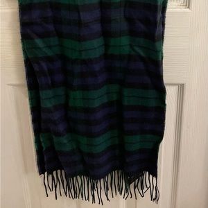 Ivy Crew blue and green, cashmere like scarf